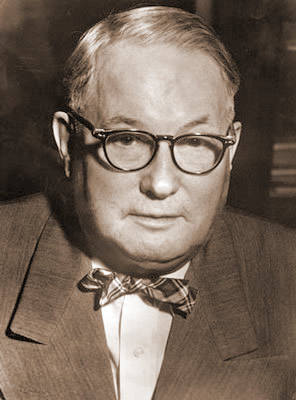 Bart Richards in a black and white photograph wearing a bow tie.