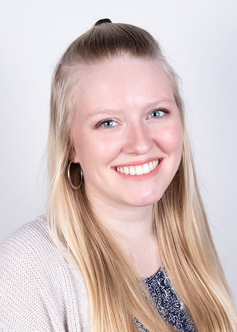 Studio headshot for Shelby Berger