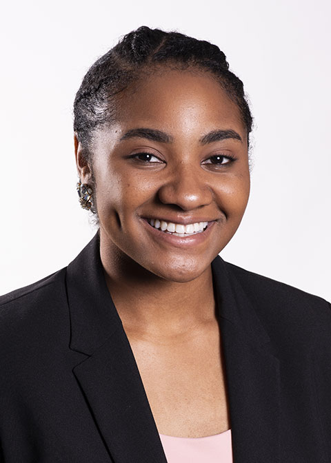 Studio headshot for Dejanae Gibson