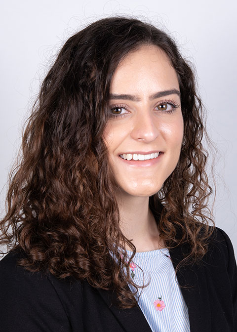 Studio headshot for Justina Luongo