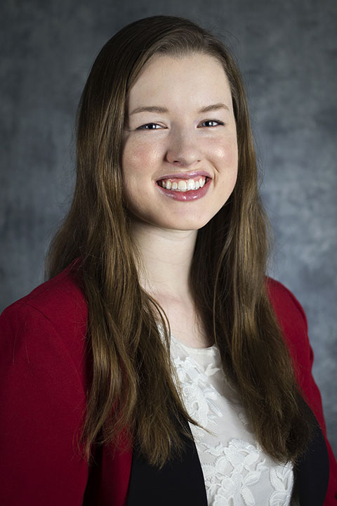 Studio headshot for Meghan Shiels