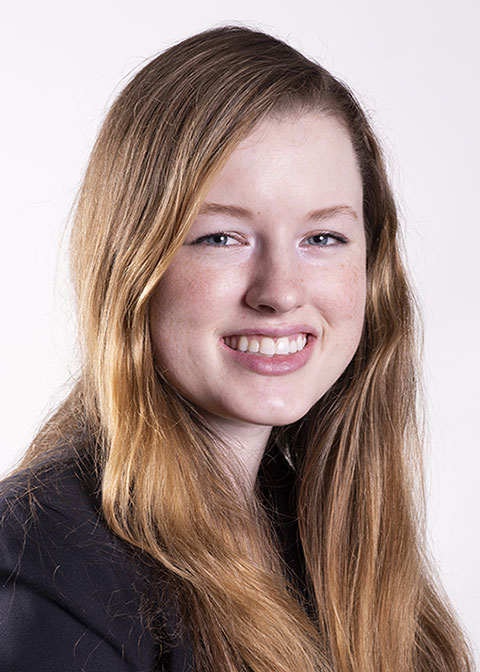 Studio headshot for Meghan Shiels