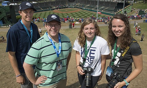 Little League World Series, Ongoing relationships with the LIttle League World Series and The Associated Press offer students a variety of opportunities.