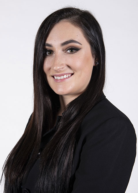 Studio headshot for Erica Evans