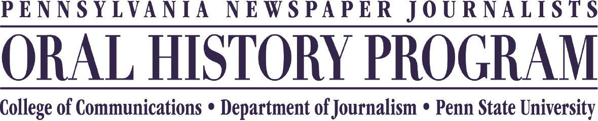 Newspaper Journalists Oral History Program / Donald P. Bellisario ...